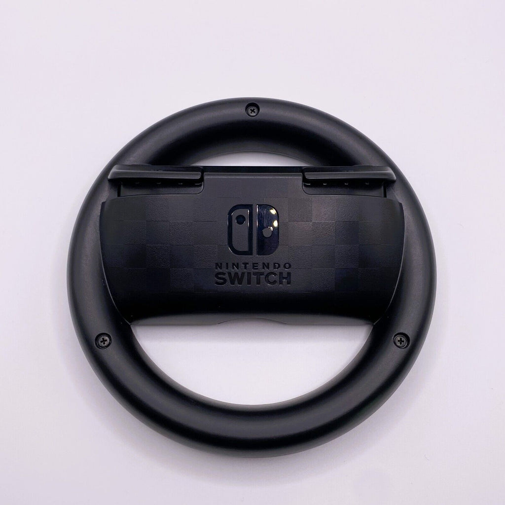 2 x Official Genuine Nintendo Switch Joy-con Steering Wheel - Black